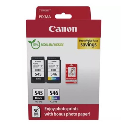 Canon Tusz Canon PG-545/CL-546 + papier fotograficzny
