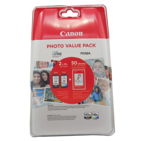 Canon Tusz Canon PG545XL/CL-546XL+ 50x GP-501 do MG2450, black/color