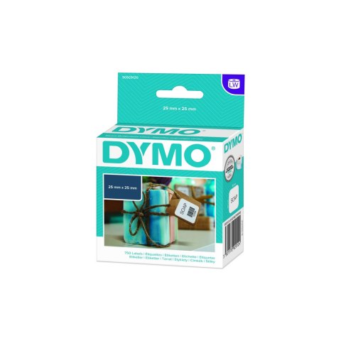 Dymo Dymo Etykiety różnego przeznaczenia- 25 x 25 mm, biały