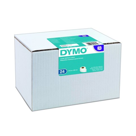 Dymo Dymo etykieta do drukarek LW 99012 biała, papierowa, 89mm x 36 mm | zestaw 24