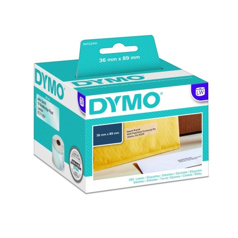 Dymo Dymo etykieta do drukarek LW 99013 przezroczysta, plastik 89mm x 36 mm