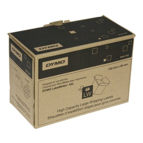 Dymo Dymo etykieta do drukarek LW4XL | Etykieta wysyłkowa | 59mm / 102mm | 2x 575szt.