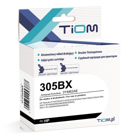 Tiom Tusz Tiom do HP 305BX | 3YM62AE | 420 str. | black