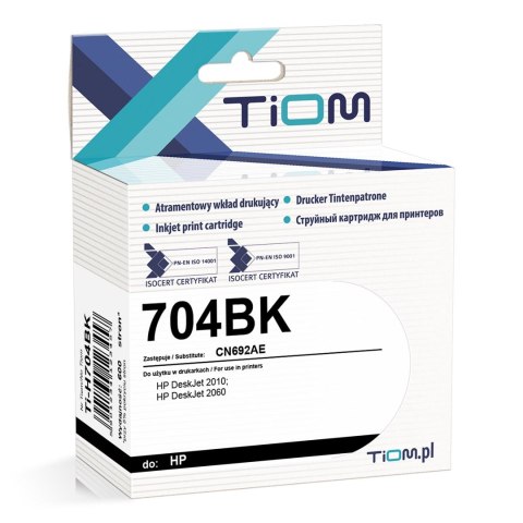 Tiom Tusz Tiom do HP 704BK | CN692AE | 720 str. | black