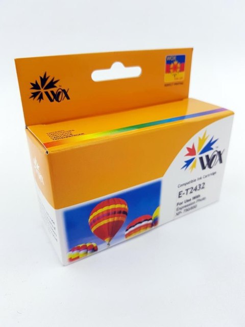 Tusz Wox Cyan Epson T2432 zamiennik T24324010 Wox