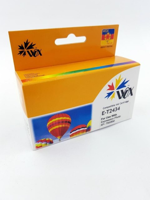 Tusz Wox Yellow Epson T2434 zamiennik T24344010 Wox