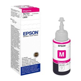 Epson Butelka z tuszem Epson T6733 do L800, L1800 | 70ml | magenta