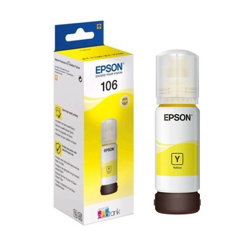 Epson Tusz Epson 106 EcoTank do L7160/L7180 | 70 ml | yellow