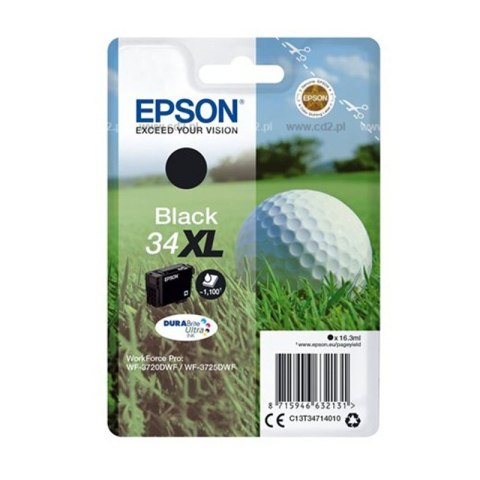 Epson Tusz Epson 34 XLdo WorkForce Pro WF-3720DWF/3725DW | 1100 str. | 16,3ml | black