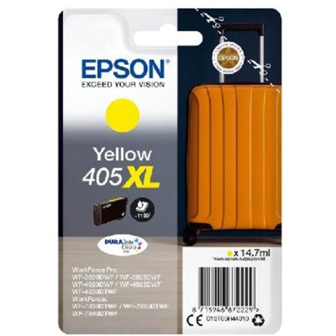 Epson Tusz Epson 405XL do WF-7835/7830D/7840DTWF | 14,7 ml | Yellow