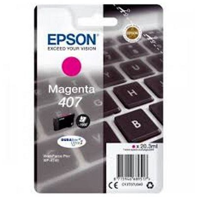 Epson Tusz Epson 407 do WF-4745DTWF | 20,3 ml | Magenta