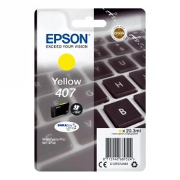 Epson Tusz Epson 407 do WF-4745DTWF | 20,3 ml | Yellow