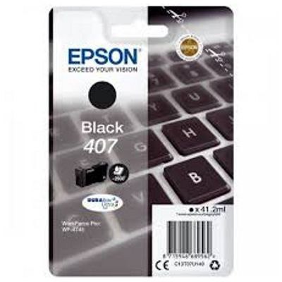 Epson Tusz Epson 407 do WF-4745DTWF | 41,2 ml | Black
