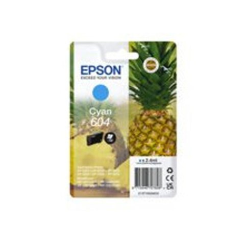 Epson Tusz Epson 604 do WorkForce WF2910/2930/2935/2950 | 130str.| 2,4ml | cyan