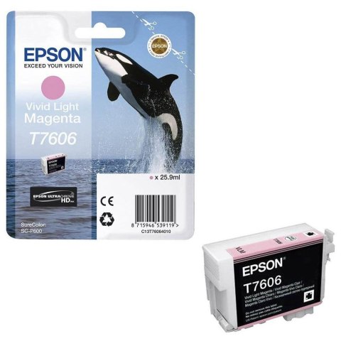 Epson Tusz Epson Singlepack Vivid Light Magenta | SureColor SC-P600