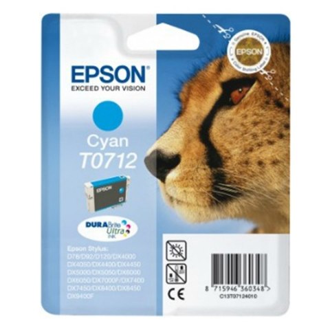 Epson Tusz Epson T0712 do D-78/92/120, DX4000/4050/5000/5050 | 5,5ml | cyan