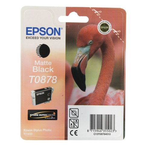 Epson Tusz Epson T0878 do Stylus Photo R1900 | 11,4ml | matte black