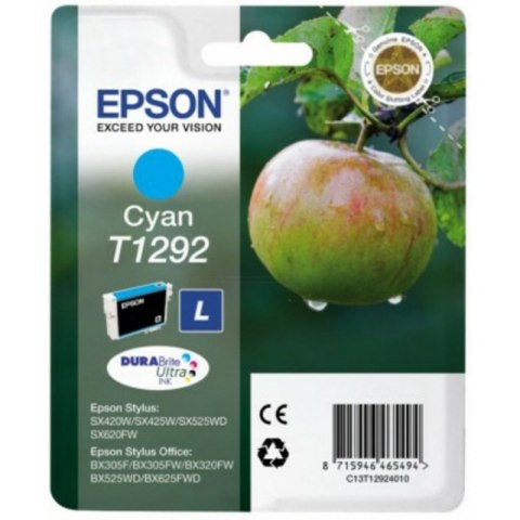 Epson Tusz Epson T1292 do Stylus SX-230/235W/420W/425W/430W | 7ml | cyan