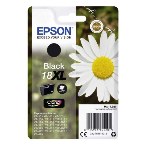 Epson Tusz Epson T1811 do XP-102/202/302/305/402/405 | 11,5ml | black