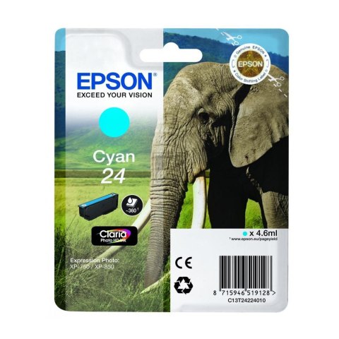 Epson Tusz Epson T2422 do XP-750/850 | 4,6ml | cyan