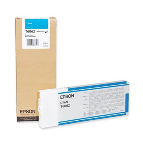 Epson Tusz Epson T6062 do Stylus Pro 4800/4880 | 220ml | cyan