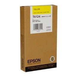 Epson Tusz Epson T6124 do Stylus Pro 7400/9400 | 220ml | yellow