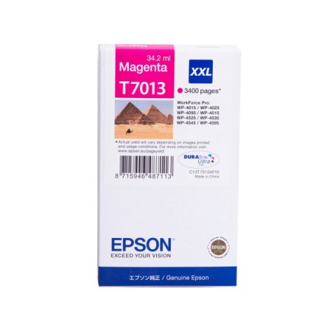 Epson Tusz Epson T7013 do WP-4015DN/4095DN/4515DN/4525DNF XXL | 34,2ml | magenta