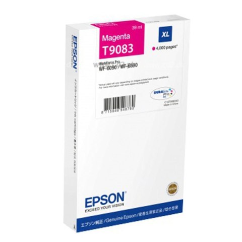Epson Tusz Epson T9083 39 ml | 4000str | magenta