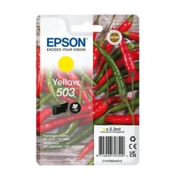 Epson Tuszy Epson 503 do XP-5200/WF-2960DWF | 165 str. | 3,3 ml | yellow