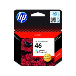 HP Tusz HP 46 do DJ 4729/2029/2529/2520 | 750 str. | CMY