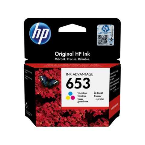 HP Tusz HP 653 | 200 str. | CMY