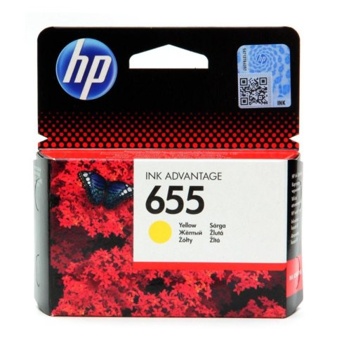 HP Tusz HP 655 do Deskjet 3525/4615/4625/5525/6525 | 600 str. | yellow