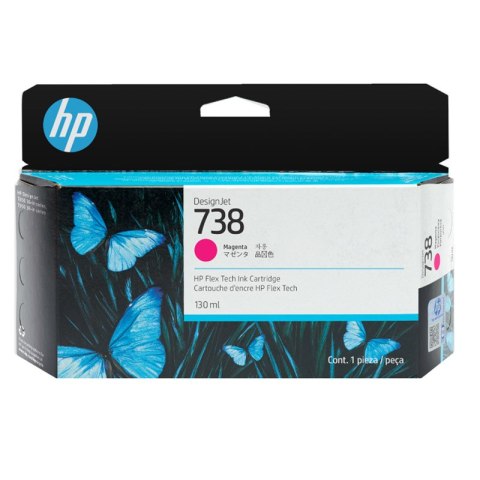 HP Tusz HP 738 | 130 ml | Magenta