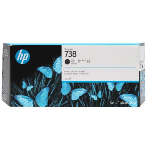 HP Tusz HP 738 | 300 ml | Black