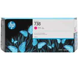 HP Tusz HP 738 | 300 ml | Magenta
