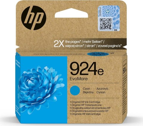 HP Tusz HP 924e | 800 str. | Cyan