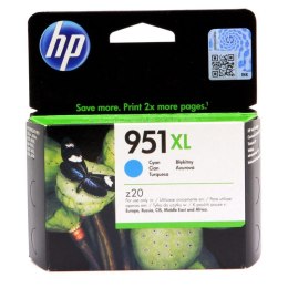 HP Tusz HP 951XL do Officejet Pro 8100/8600/8610/8620 | 1 500 str. | cyan