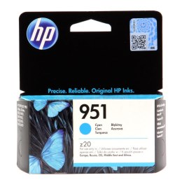HP Tusz HP 951 do Officejet Pro 8100/8600 | 535 str. | cyan