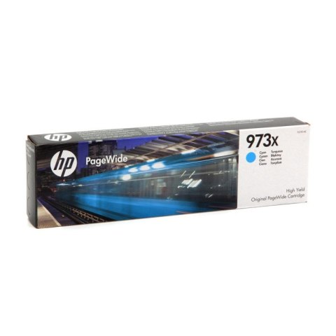 HP Tusz HP 973X do PageWide Pro 452DW/DWT, 477DW/DWT | 7 000 str. | cyan