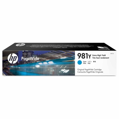 HP Tusz HP 981XXL Extra HY do PageWide Color 556dn | 16 000 str. | cyan