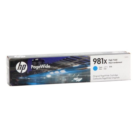 HP Tusz HP 981XL do PageWide Color 556dn | 10 000 str. | cyan