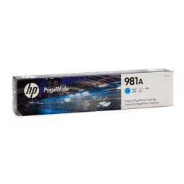 HP Tusz HP 981A do PageWide Color 556dn | 6 000 str. | cyan