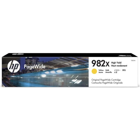 HP Tusz HP 982X HY PageWide Enterprise Flow 785 / 765 / 780 | 16 000 str.| YELLOW