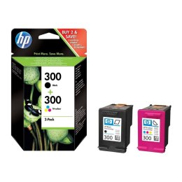 HP Zestaw dwóch tuszy HP 300 do Deskjet D1660/2560/5560 | 200(BK), 165(COL) | CMY/K