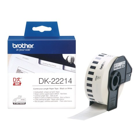 Brother Etykieta Brother do QL-500/550/560/650/1050/1060N | 12mm x 30,48m DK22214