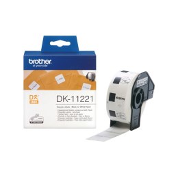 Brother Etykieta Brother do QL-500/550/560/650/1050/1060N | 23 x 23 mm | DK-11221