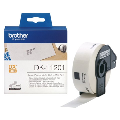 Brother Etykieta Brother do QL-500/550/560/650/1050/1060N | 29 x 90 mm | DK-11201