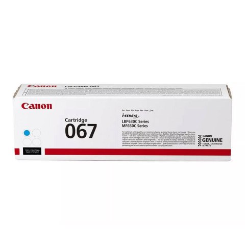 Canon Toner Canon 067C do i-SENSYS MF650/657 LBP633/631 | 1 250 str. | cyan