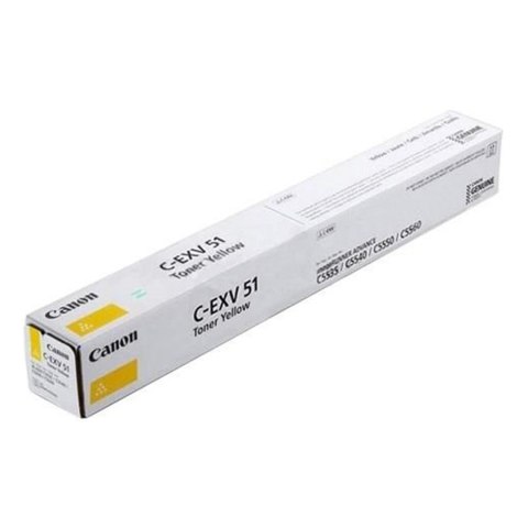 Canon Toner Canon CEXV51Y do iR-ADV C5535i/C5540i | 60 000 str. | yellow