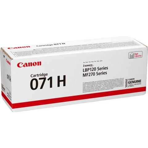 Canon Toner Canon CRG-071H do i-SENSYS LBP122dw / MF272dw | 2500 str. | black